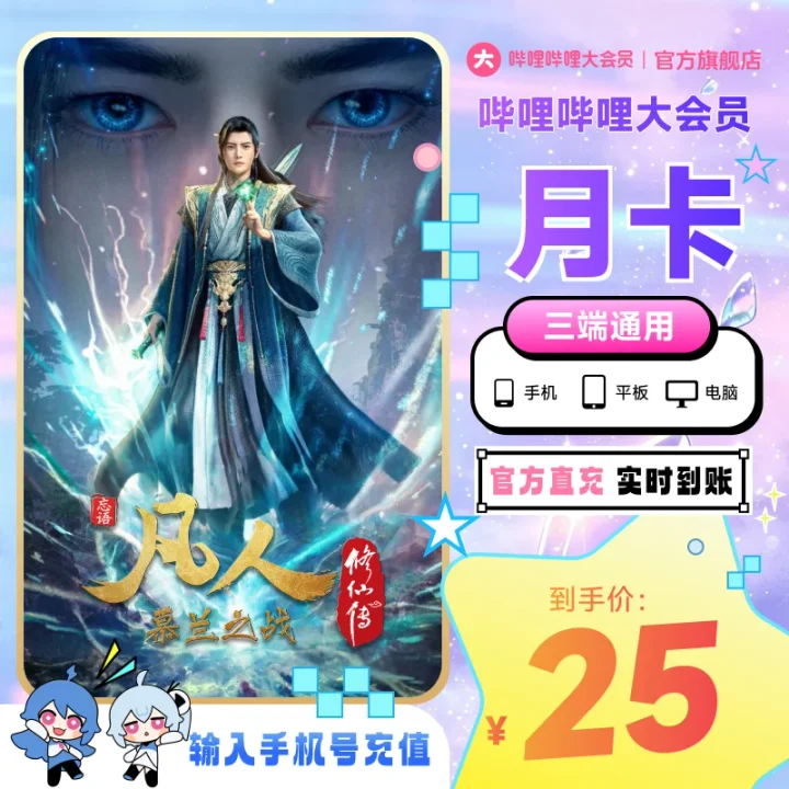 哔哩哔哩大会员月卡